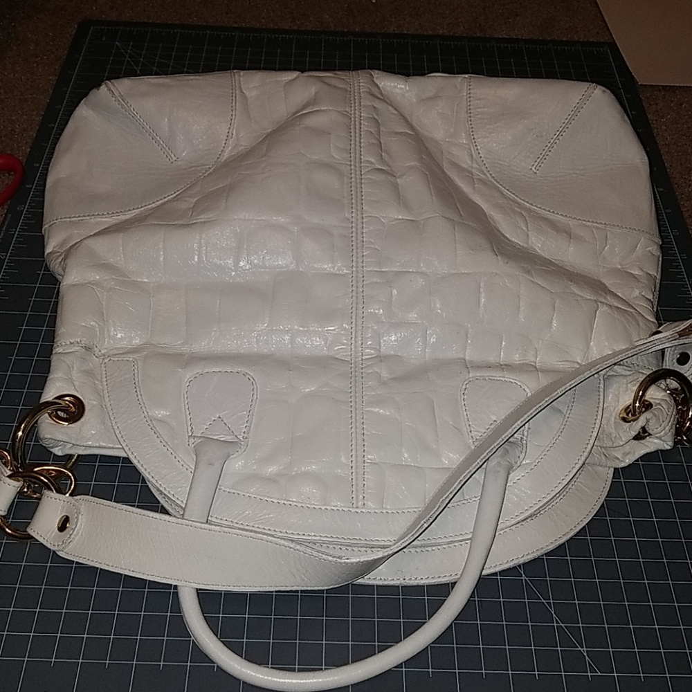 Leather satchel